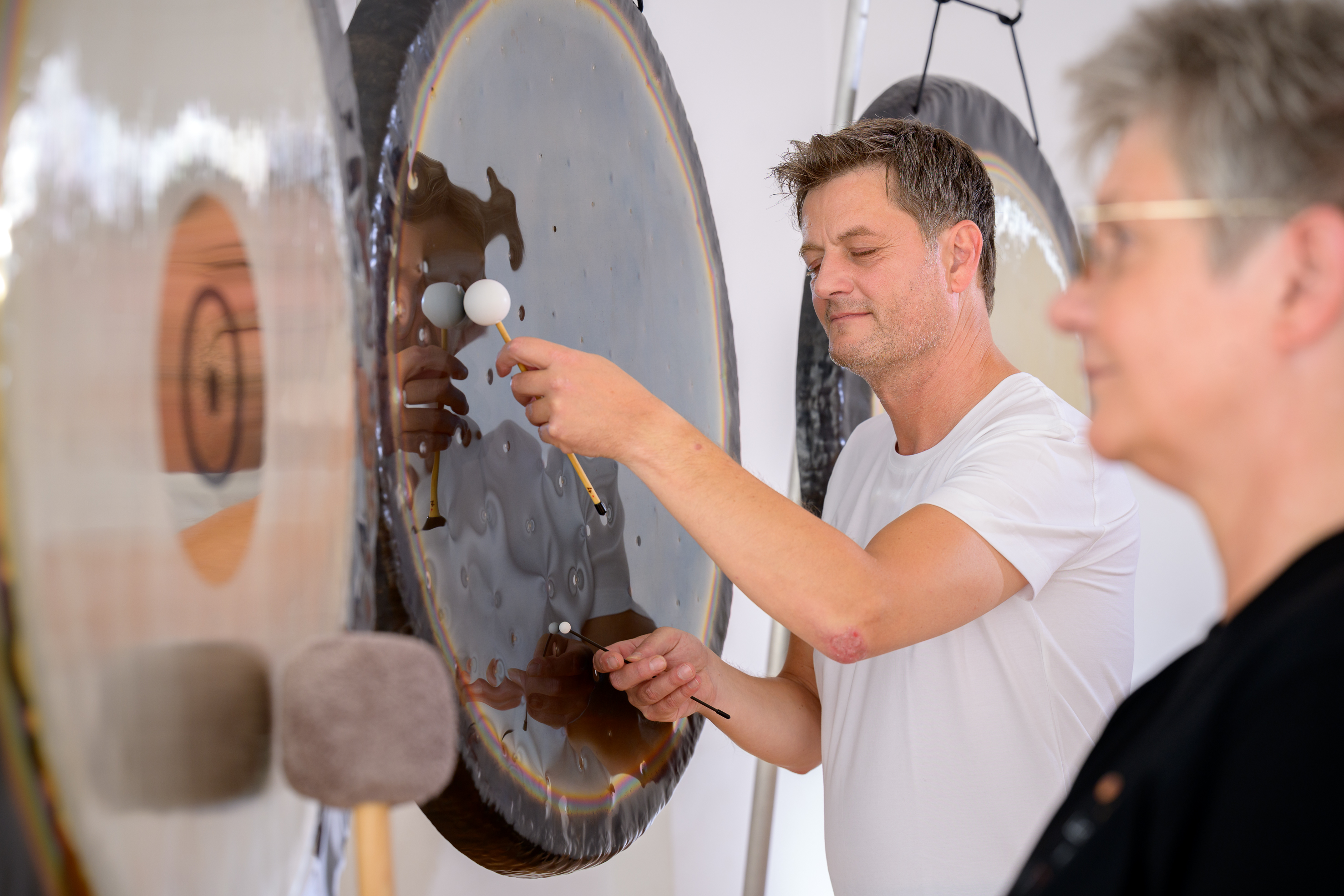 Gong Spiel und Gong Training Begegnung 1:1 mit Ricarda Raabe